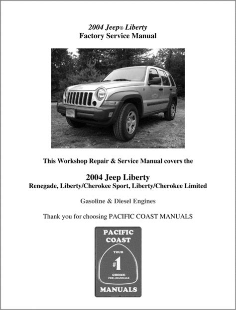 2004 jeep liberty factory service manual download. - Aunque rotas y partidas, son mas ricas compartidas.