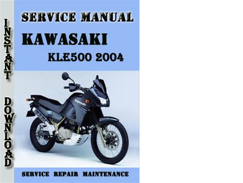 2004 kawasaki kle500 b1 motorcycle service repair manual. - Cosas de ayer que sirven para hoy.