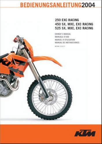 2004 ktm 250 exc 450 sx mxc exc racing 525 sx mxc exc racing owners manual stain. - Kenmore ultra wash dishwasher repair guide.