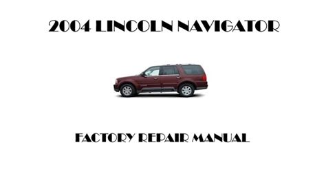 2004 lincoln navigator repair manual download. - Toyota forklift model 5fgc15 service manual.