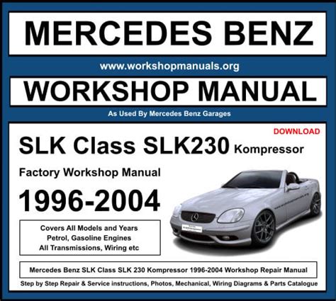 2004 mercedes benz slk230 service repair manual software. - Cartas de felix desde el circo.