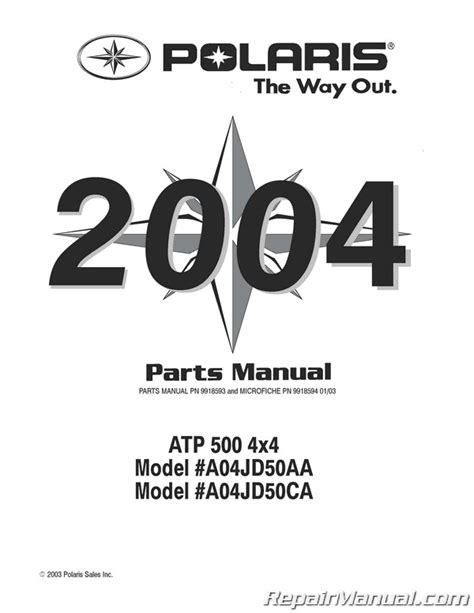 2004 polaris atp 500 4x4 parts manual. - Histoire de la caisse populaire d'embrun (1945-1985).