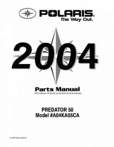 2004 polaris predator 50 parts manual. - Una fiaccola nel bosco - il santuario della madonna addolorata del romitello ..