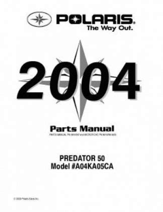 2004 polaris predator 50 service manual download. - Die behandlung internationaler organakte durch staatliche gerichte.