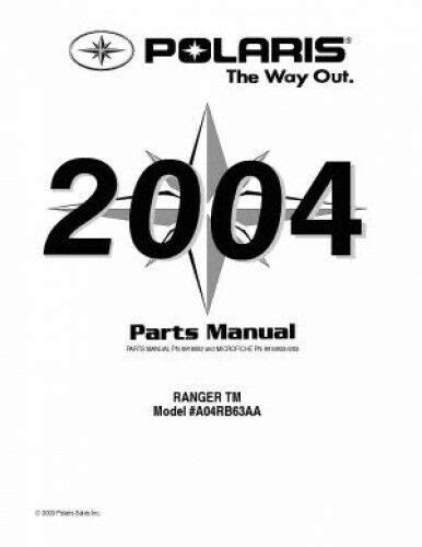 2004 polaris ranger tm parts manual. - Toro procore processor service repair workshop manual.