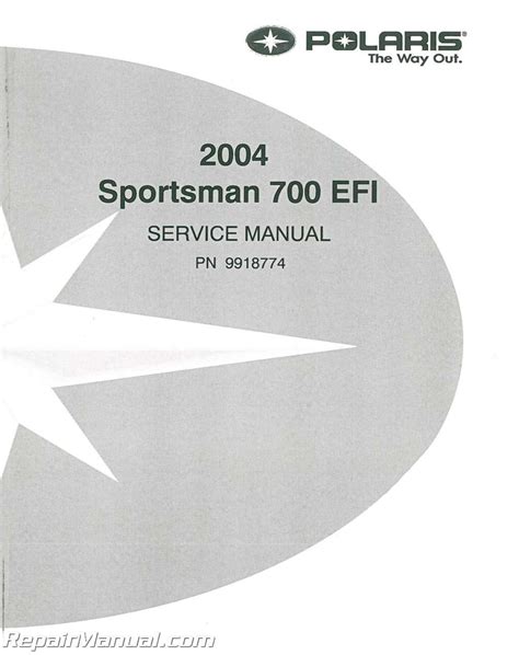 2004 polaris sportsman 700 service manual efi. - Ricerche intorno agli effetti prodotti dalla canfora sulla economia animale.