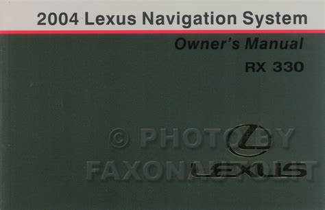 2004 rx 180 with navigation manual. - New holland 617 disc mower repair manual.