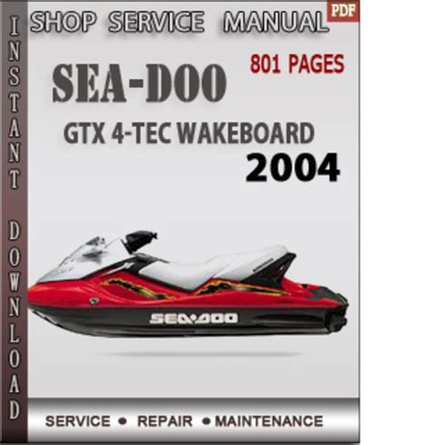 2004 seadoo service repair workshop manual. - Las practicas de la terapia de red.