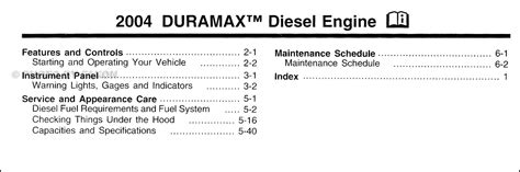 2004 silverado sierra duramax diesel owners manual supp chevrolet gmc. - Toyota van yr22 29 31 32 series manual de reparación taller descargar 1987 1990.
