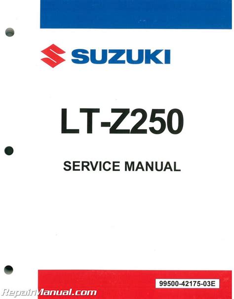 2004 suzuki z250 quadsport owners manual. - Case 590 super l shop manual.