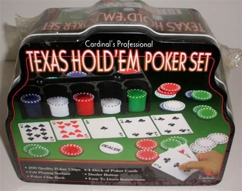 2004 texas holdem poker set