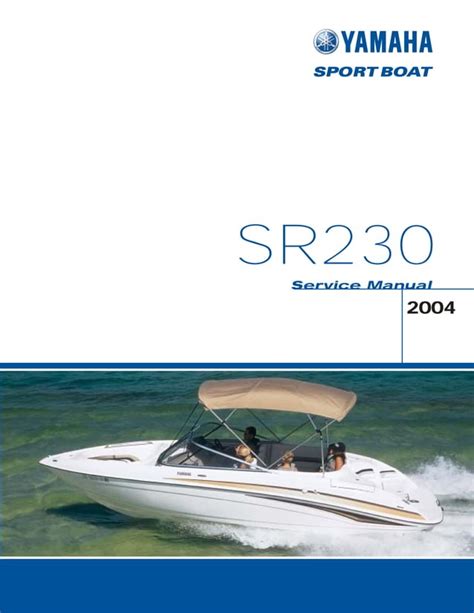 2004 yamaha sr230 sport boat jet boat service repair workshop manual download. - Elementos para el pronóstico por diebold manual del estudiante.