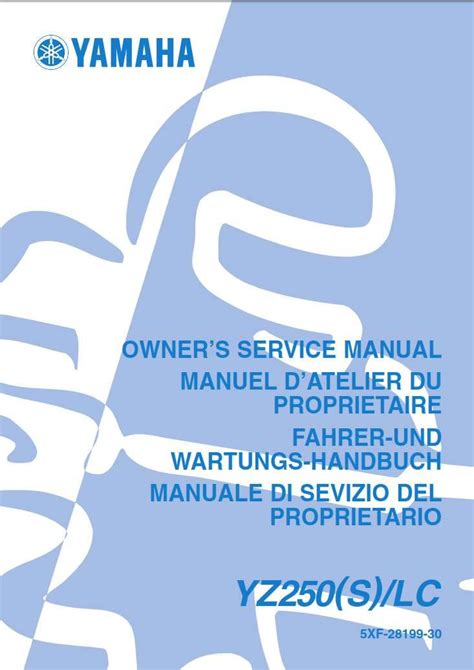 2004 yamaha yz250 s lc service repair manual download 04. - Como entender y explicar los numeros de la biblia.