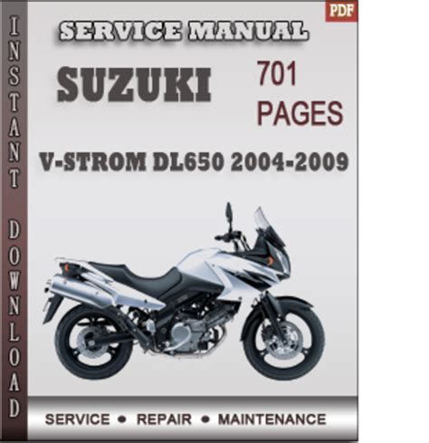 Download 2004 2009 Suzuki Dl650 Dl650A Abs V Strom Workshop Service Repair Manual 2004 2005 2006 2007 2008 2009 