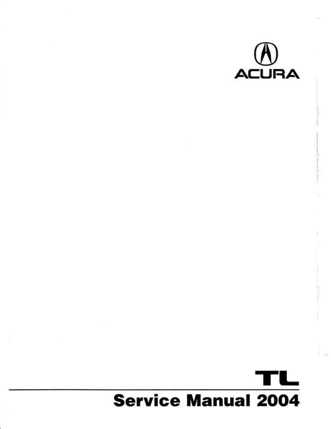 Download 2004 Honda Tl Free Service Manual 