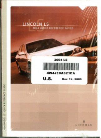Read Online 2004 Lincoln Ls Repair Manual 