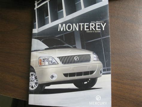 Read Online 2004 Mercury Monterey Owners Manual 