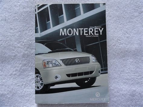 Full Download 2004 Mercury Monterey Owners Manual 