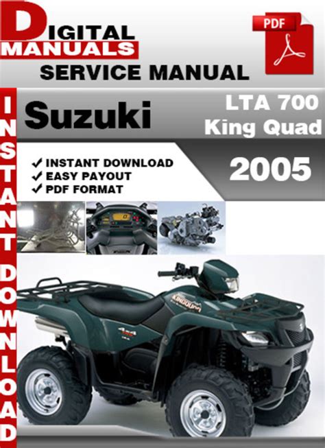 2005 2007 suzuki king quad lta 700 lt a700x service repair manual download. - 2003 acura cl egr valve gasket manual.