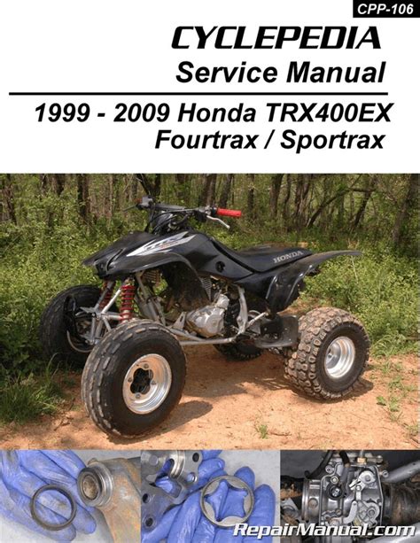 2005 2009 honda trx400ex x sportrax service repair manual 05 06 07 08 09. - Models for quantifying risk solutions manual.