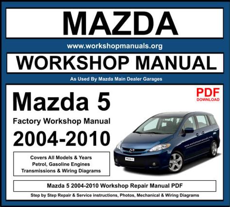 2005 2010 mazda mazda5 workshop body repair manual best. - 2004 maxima a34 service and repair manual.