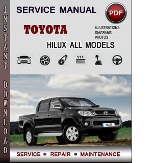 2005 2010 toyota hilux service manual repair. - Toyota car corona premio model 1996 owners manual.