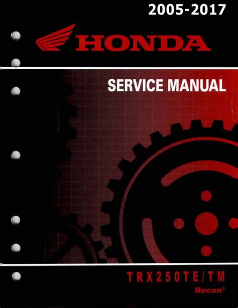 2005 2011 honda recon 250 manuale di riparazione trx 250. - Free 2006 chevy equinox repair manual.