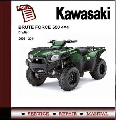 2005 2011 kawasaki brute force 650 service repair manual. - Teodoro boone l'imputato di john grisham.