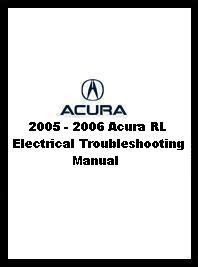 2005 acura rl electrical troubleshooting manual original. - Ford courier v6 1995 repair manual.