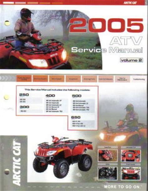 2005 arctic cat 250 300 400 500 650 atv shop repair manual. - The everything guide to comedy writing by mike bent.