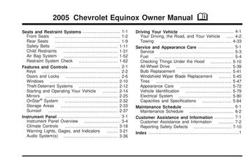 2005 chevy chevrolet equinox owners manual. - 2008 ktm 525 xc engine manual.