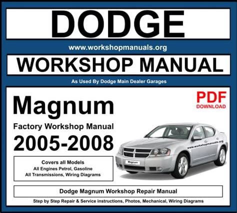 2005 dodge magnum rt service repair manual. - Auditors guide to it auditing software demo.