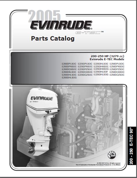 2005 evinrude outboard motor e tec 200 250 hp parts manual 584. - Schaum series vector analysis solution manual bsc.