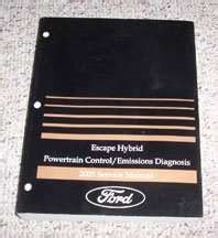 2005 ford escape hybrid powertrain control emissions diagnosis service manual. - Herr michael und die kleine stadt.