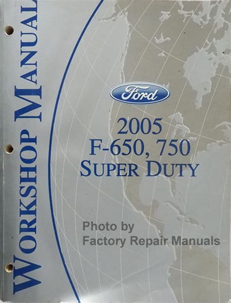 2005 ford f650 f750 medium truck repair shop manual original. - 2007 nissan armada service repair manual 07.