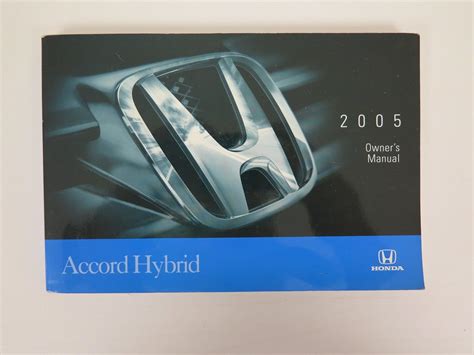 2005 honda accord hybrid owners manual. - Wset unit 1 guía de estudio.
