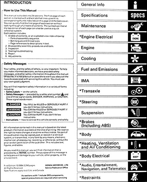 2005 honda accord hybrid repair shop manual original. - Aia guidelines for design and construction of hospitals healthcare facilities.