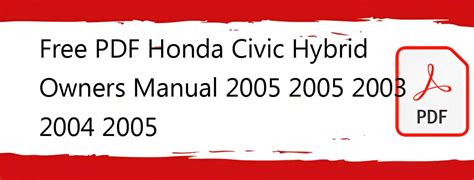 2005 honda civic hybrid owners manual. - Frühtherapie bei geistig behinderten säuglingen und kleinkindern.