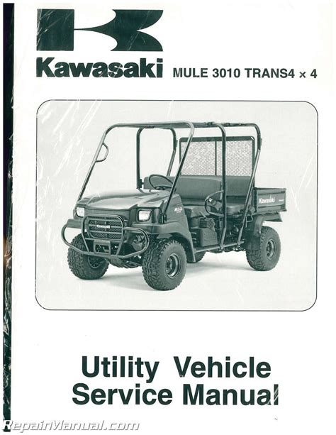 2005 kawasaki kaf620 mule 3010 service repair manual instant. - Service manuals for tamrock drill ranger.