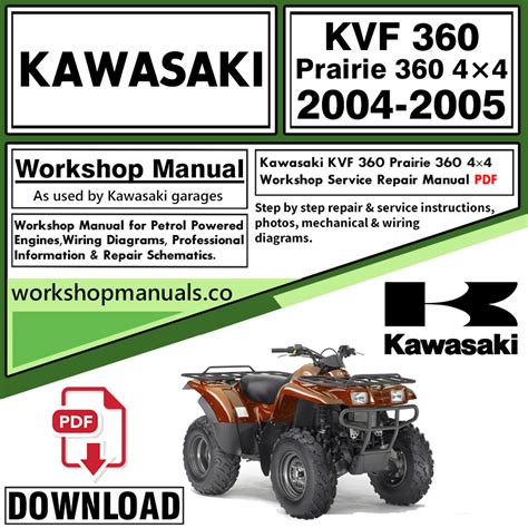 2005 kawasaki prairie 360 4x4 service manual. - Manuale della macchina per ricamo swf.