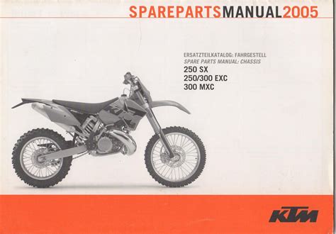 2005 ktm motorcycle 250 sx 250300 exc 300 mxc chassis spare parts manual. - Suisse face aux fascismes et aux communismes dans l'entre-deux-guerres.
