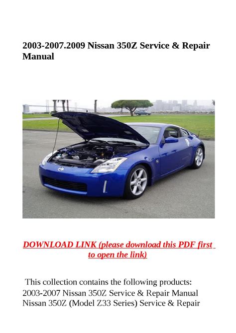 2005 nissan 350z user guide australasia. - Manufacturing organization and management 6th edition.