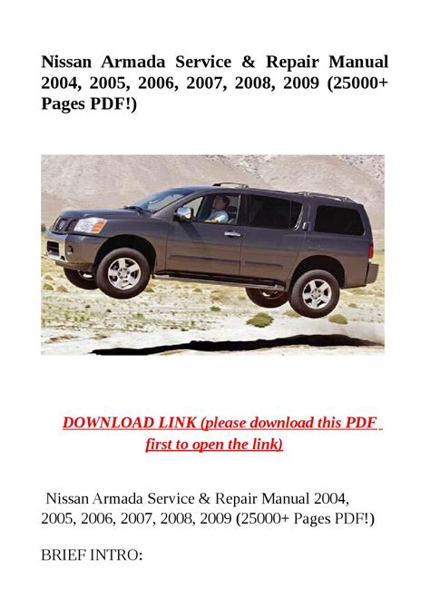 2005 nissan armada service repair manual 05. - Lexisnexis practice guide new jersey personal injury litigation kindle edition.