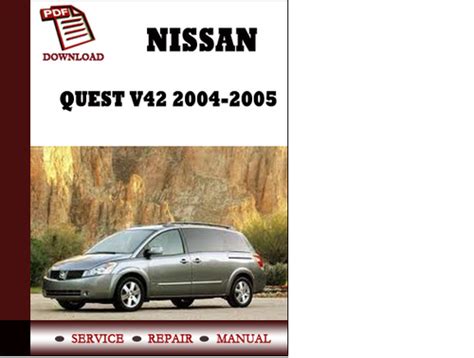 2005 nissan quest factory service repair manual. - Manual de control remoto eléctrico general.
