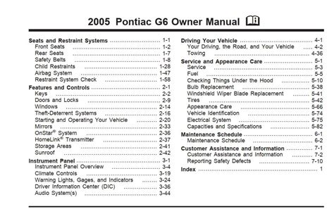 2005 pontiac g6 gt owners manual. - St 620 universal tv remote control manual.