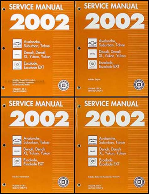 2005 suv repair shop manual set suburban yukon tahoe avalanche escalade. - Ideen zur geschichte des grossen ganges der cultur und der menschheit in der welt..