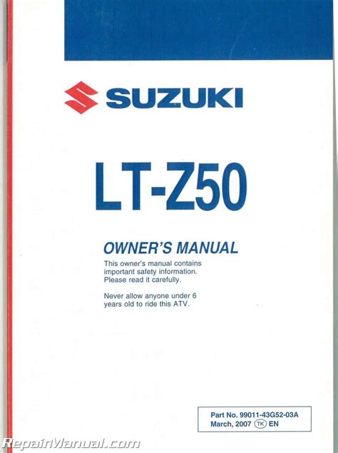 2005 suzuki lt50 manual de servicio. - Alternatives to hollywood a teacher s guide teacher s guides.