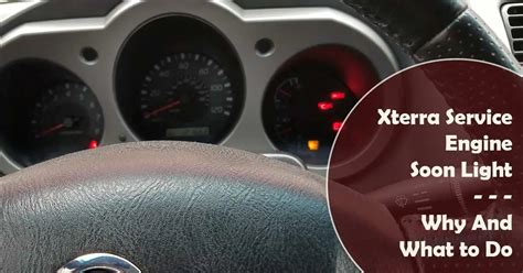 2005 xterra service engine soon light.  With the right tools and knowledge ...