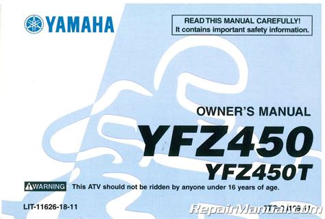 2005 yamaha motorcycle yfz450t owners manual. - Advance accounting 2012 edition solutions manual.