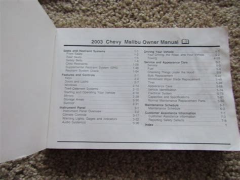 Download 2005 Chevrolet Malibu Owner Manual M Gm 